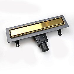 Душевой лоток RGW Drain Leo-31-40 40 60213140-06 золото брашированное купить в интернет-магазине Sanbest