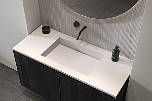 Раковина Holbi Polaris 58 Soft Rock 1.02.020.11.1 белая матовая купить в интернет-магазине Sanbest