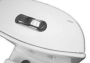 Унитаз моноблок Azario Luna AZ-1037 белый, безободковый, с крышкой микролифт купить в интернет-магазине Sanbest