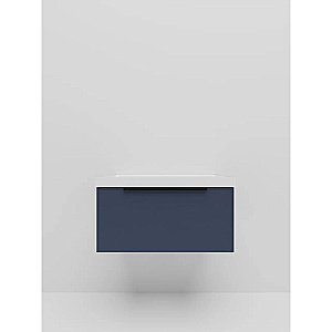 Тумба с раковиной La Fenice Simpla 80 FNC-01-SIM-BG-80 синяя матовая для ванной в интернет-магазине Sanbest