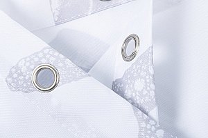 Текстильная шторка для ванной FIXSEN LAGUNA FX-1501A купить в интернет-магазине сантехники Sanbest