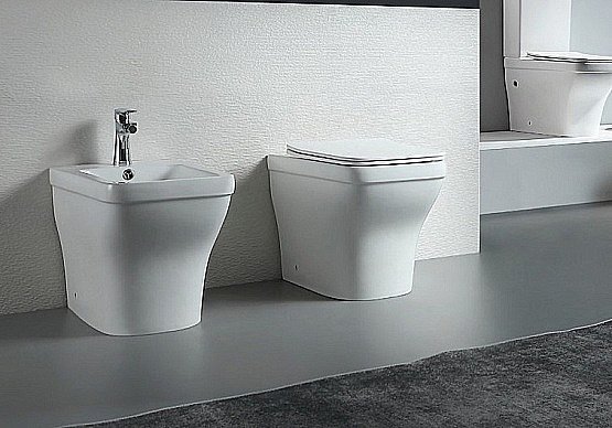 Биде Aquatek Амадео AQ1264-00 белое купить в интернет-магазине Sanbest