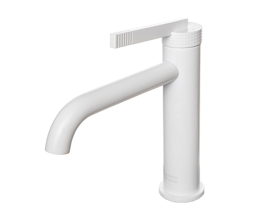 Смеситель для раковины Bronze de Luxe OMG! 9009W белый матовый купить в интернет-магазине сантехники Sanbest