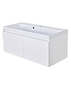 Тумба с раковиной Orange КВАДРО KV-100TUW+Racl для ванной в интернет-магазине Sanbest