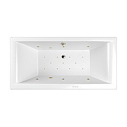 Ванна с гидромассажем WhiteCross SAVIA DUO RELAX 170x80 белая/бронза купить в интернет-магазине Sanbest