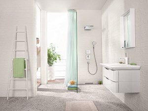 Смеситель для душа Hansgrohe ShowerSelect Glass 15736400 купить в интернет-магазине сантехники Sanbest