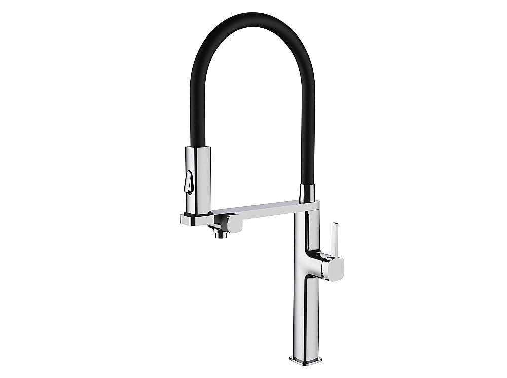 Смеситель для кухни Vincea VKF-119CH хром купить в интернет-магазине сантехники Sanbest