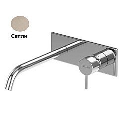 Смеситель для раковины Cezares LEAF-BLI1-L-ST Сатин купить в интернет-магазине сантехники Sanbest
