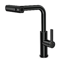 Смеситель для кухни Rush Tinos TI3732-18Black черный матовый купить в интернет-магазине сантехники Sanbest