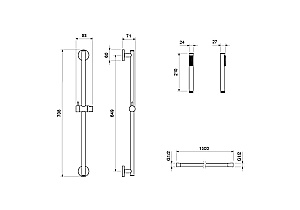 Cмеситель для душа Aquatek ЕВРОПА Set 2 в 1 (AQ1360MB+AQ2012MB) черный матовый купить в интернет-магазине сантехники Sanbest