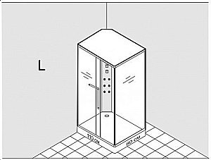 Душевая кабина Lagard Alpina 110x80 купить в интернет-магазине Sanbest