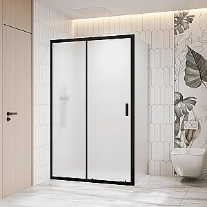 Душевой уголок RGW Classic CL-133B (CL-13B + Z-03B) 140х80 060913348-41 стекло Cora/профиль черный купить в интернет-магазине Sanbest