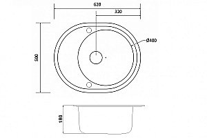 Мойка для кухни ZORG GR 620 BLACK BRONZE купить в интернет-магазине сантехники Sanbest