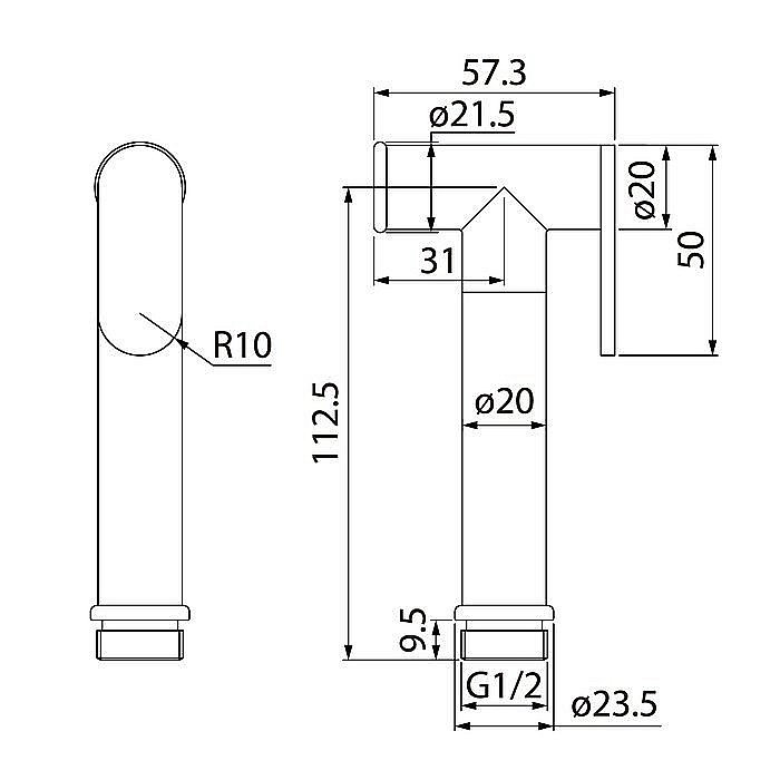 Гигиенический душ Iddis Optima Home 020BBLGi20 купить в интернет-магазине сантехники Sanbest
