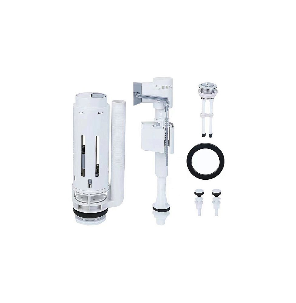 Унитаз напольный Aquatek Бетта AQ1363 белый, с крышкой микролифт, с бачком, безободковый купить в интернет-магазине Sanbest