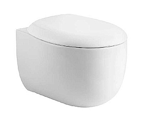 Унитаз подвесной Aquatek АЛЬТАИР AQ1980-00+INS-0000012+KDI-0000019+KKI-0000002 белый, безободковый, с крышкой микролифт, с инсталляцией и кнопкой хром матовый купить в интернет-магазине Sanbest