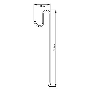 Полка WasserKRAFT K-71122 купить в интернет-магазине сантехники Sanbest