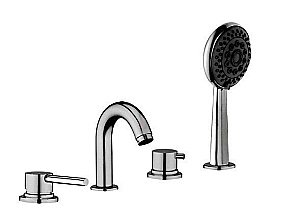 Смеситель на борт ванны Webert Elio EL850701345 купить в интернет-магазине сантехники Sanbest