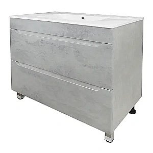 Тумба с раковиной Loranto Florena 60 раковина Фостер 60 светлый бетон для ванной в интернет-магазине Sanbest