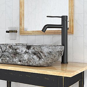 Смеситель для раковины Paini Cox 78PZ205OLL черный брашированный купить в интернет-магазине сантехники Sanbest