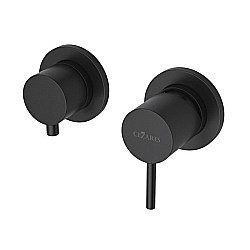 Смеситель для душа Cezares LEAF-VDIM3-L-NOP Черный матовый купить в интернет-магазине сантехники Sanbest