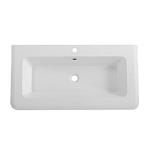 Тумба с раковиной Cezares IDRA 98 55804+50264 Bianco opaco для ванной в интернет-магазине Sanbest