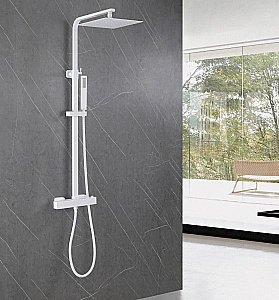 Душевая система ABBER Daheim AF8260WL белый матовый купить в интернет-магазине сантехники Sanbest