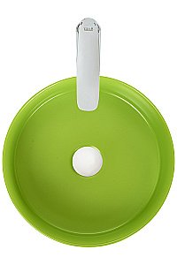 Раковина накладная WeltWasser WW ELBACH 3134 MGG 35,5 салатовая матовая купить в интернет-магазине Sanbest