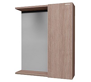 Зеркало со шкафом Grossman Юнит 70 2070112 кадена вуд в ванную от интернет-магазине сантехники Sanbest