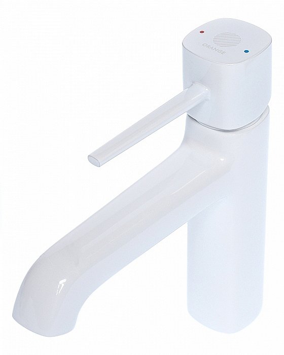 Смеситель для раковины Orange Karl M05-021w белый купить в интернет-магазине сантехники Sanbest