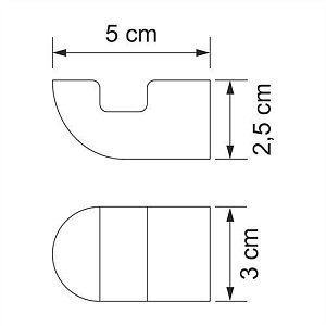 Крючок WasserKRAFT Kammel K-8323WHITE купить в интернет-магазине сантехники Sanbest