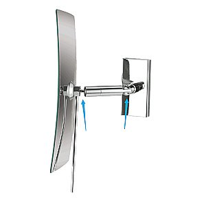 Зеркало косметическое Bemeta 116201222 хром купить в интернет-магазине сантехники Sanbest