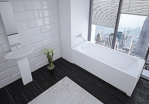 Ванна Azario ADELINA 170х75 AV.0010170 белая купить в интернет-магазине Sanbest