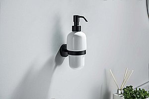 Диспенсер Aquatek Бетта AQ4605MB керамика/черный матовый купить в интернет-магазине сантехники Sanbest