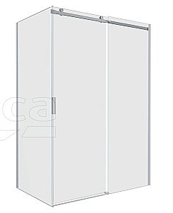 Душевой уголок Roca Area 160x80 стекло прозрачное/профиль хром купить в интернет-магазине Sanbest