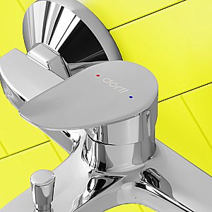 Смеситель для ванны Dorff Norma D1010000 хром купить в интернет-магазине сантехники Sanbest