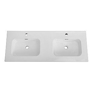 Тумба с раковиной Cezares ECO-CER-N 120 ECO-CER-N-1200-2C-SO-2-BL+CZR-8095-120-2 Bianco Lucido для ванной в интернет-магазине Sanbest