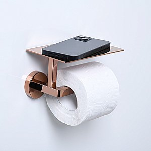 Держатель для туалетной бумаги WasserKraft Asphe K-77725 розовое золото купить в интернет-магазине сантехники Sanbest
