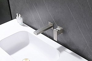 Смеситель для раковины ABBER Daheim AF8212SP сатин купить в интернет-магазине сантехники Sanbest