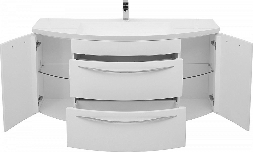 Тумба с раковиной De Aqua Лонг 186446 140 для ванной в интернет-магазине Sanbest