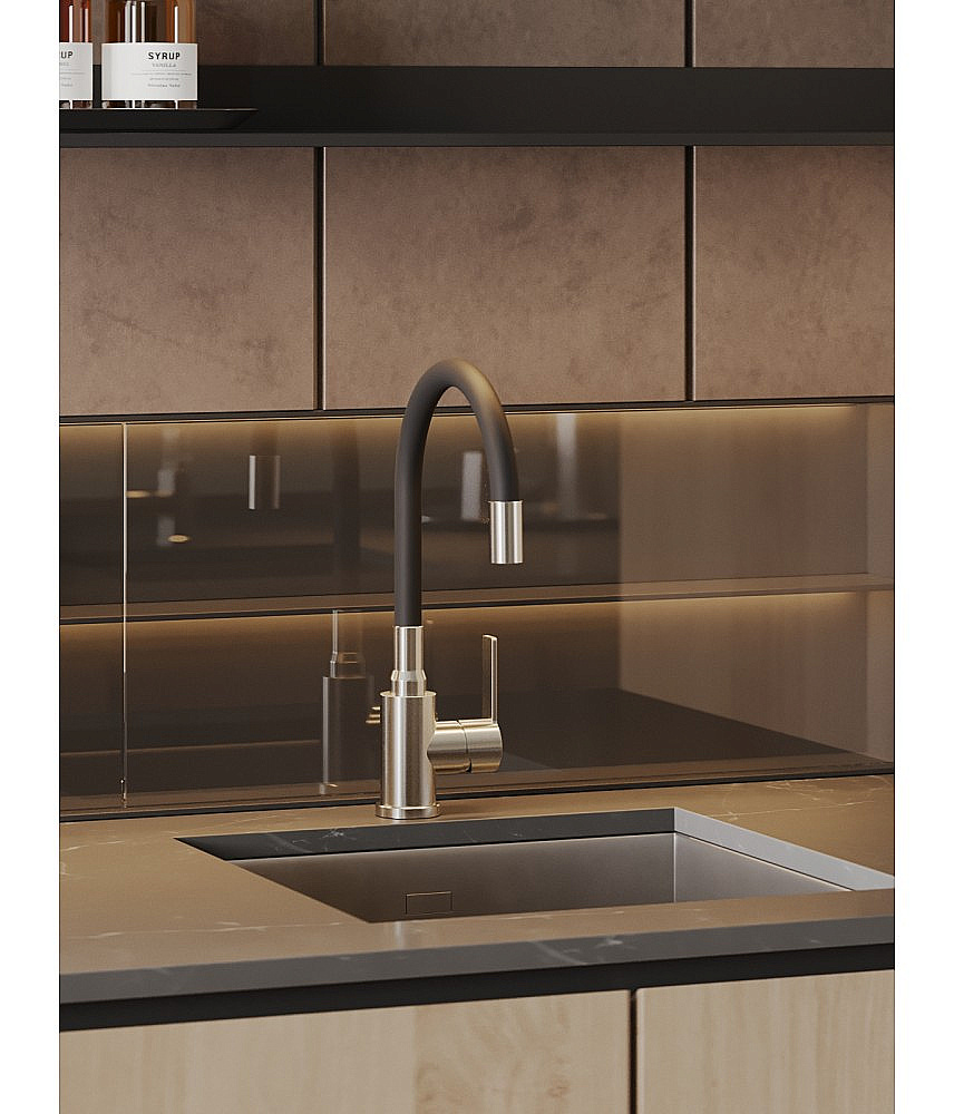 Смеситель для кухни Agger Easy A3100522 сатин матовый купить в интернет-магазине сантехники Sanbest