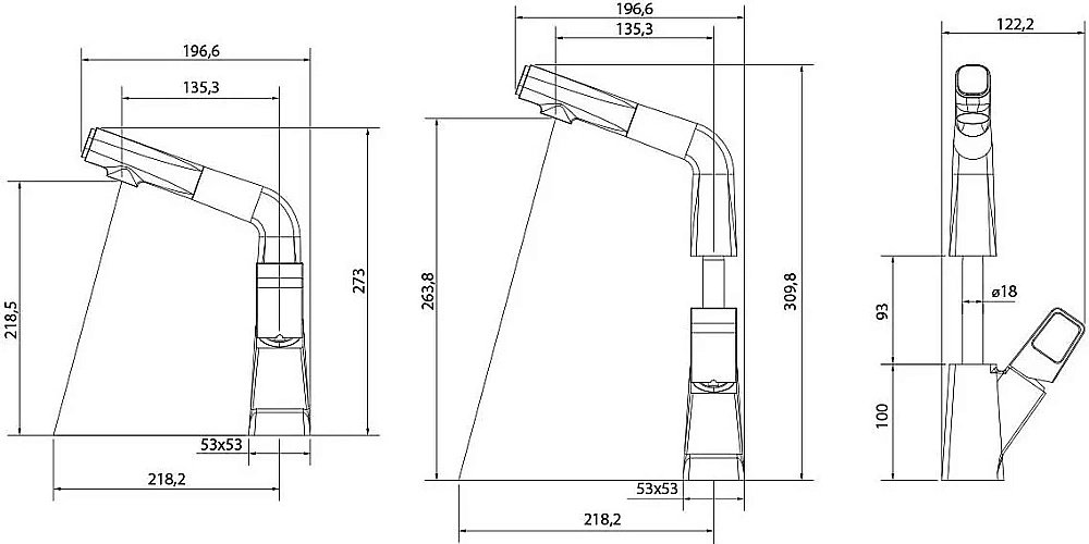 Смеситель для кухни Lemark Soul LM6008BR купить в интернет-магазине сантехники Sanbest