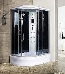 Душевая кабина RIVER DUNAY 24 120х80 стекло тонированное/правая купить в интернет-магазине сантехники Sanbest