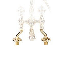 Полуколонны смесителя для ванны Migliore Cristalia 18571 золото купить в интернет-магазине сантехники Sanbest