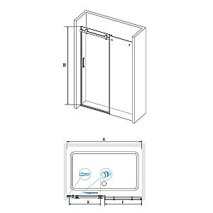 Душевая система RGW Shower Panels SP-6143-01 50140801-01 хром купить в интернет-магазине сантехники Sanbest
