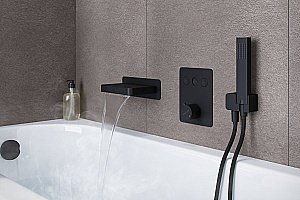 Излив Excellent Krotos 8025 черный мат купить в интернет-магазине сантехники Sanbest