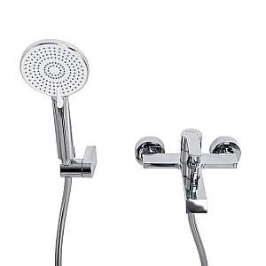 Смеситель для ванны и душа BelBagno AURORA-VASM-CRM хром купить в интернет-магазине сантехники Sanbest