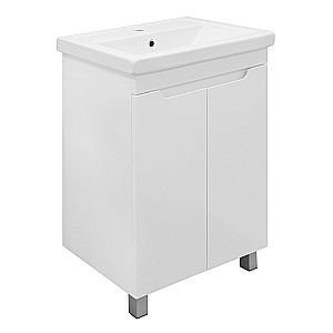 Тумба с раковиной Azario KANTRI 60 Н CS00097249 белая для ванной в интернет-магазине Sanbest