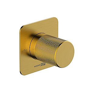 Дивертор Wasserkraft Schunter A306 2 выхода, золото матовое для смесителя в интернет-магазине сантехники Sanbest