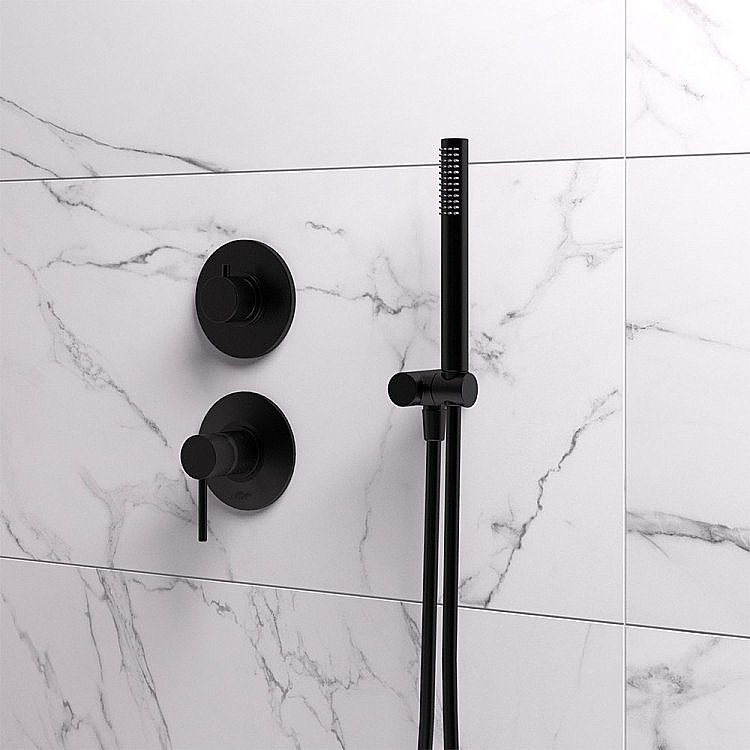 Душевой гарнитур PAINI 53PZ440TTP4 черный матовый купить в интернет-магазине сантехники Sanbest